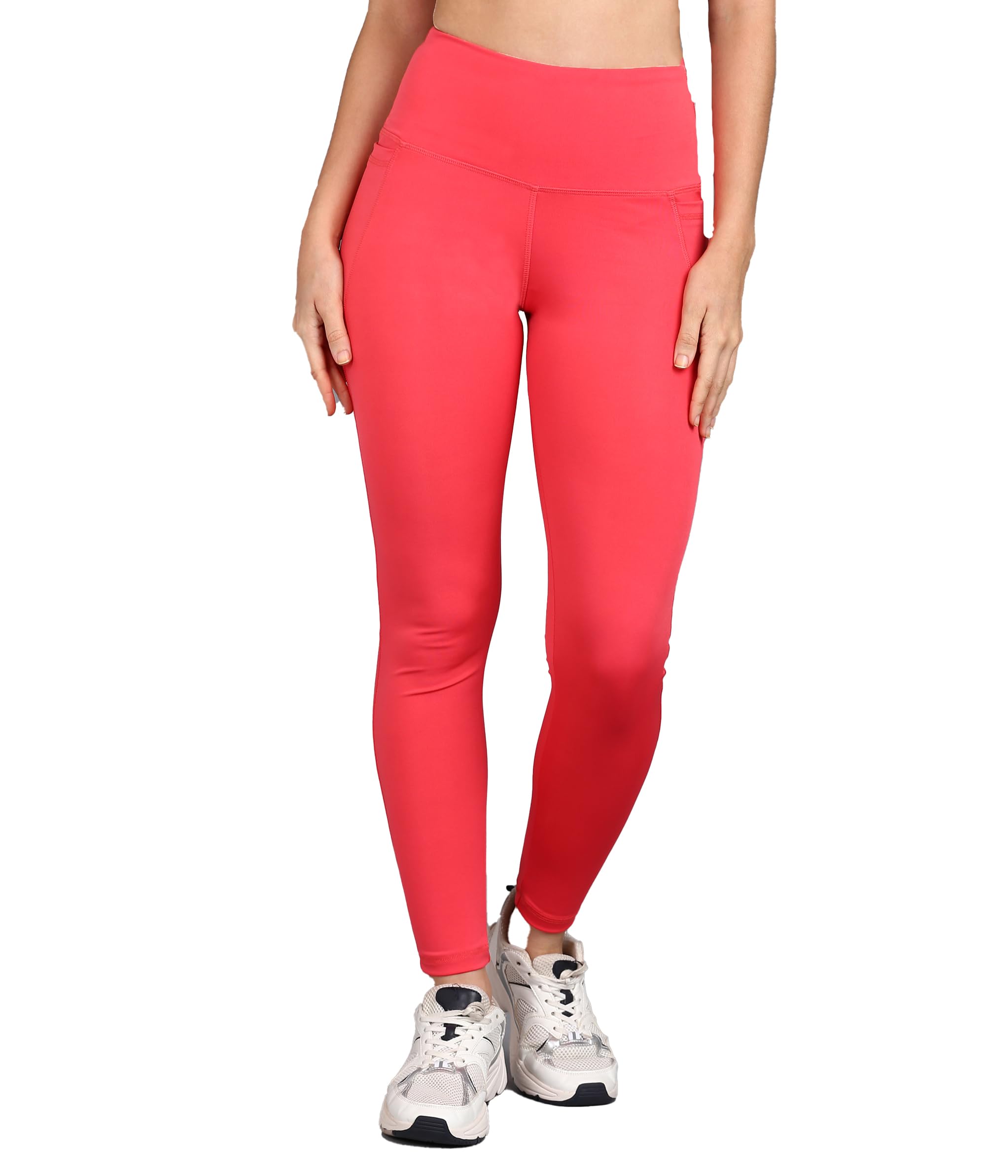 rock paper scissors Women's Neon Pink Gym Tights High-Waisted, Four-Way Stretch Active Wear Workout Tights for Yoga,Pilates HIIT or Even Dance-picture-34