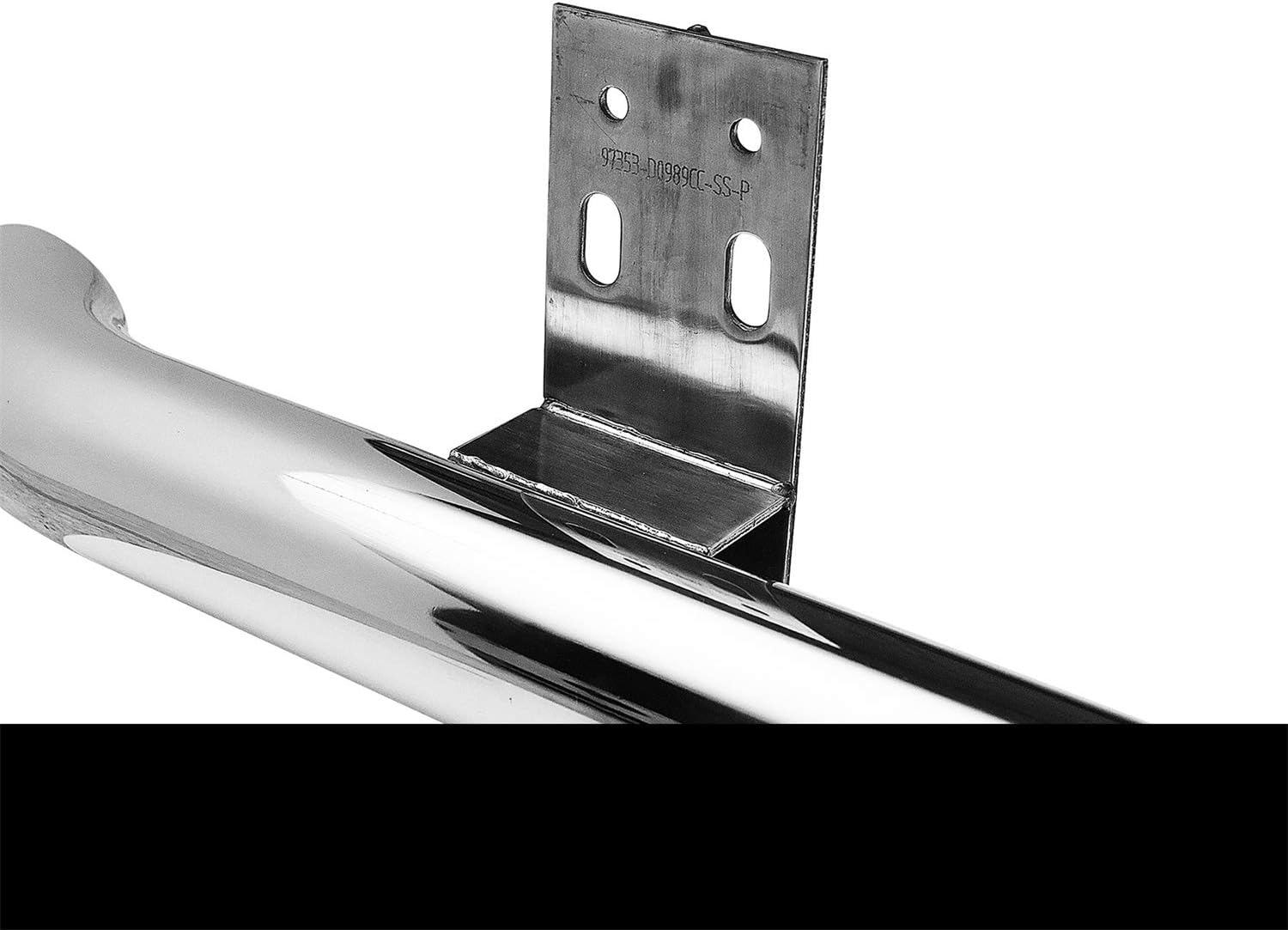 Smittybilt D0989CC-SS Stainless Steel 3" Nerf Steps Side Bar, Pair