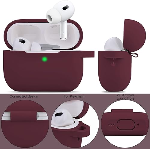 Miniatura 3 de OLEBAND Funda para Airpods de 3 generación con bonito llavero brillante funda protectora de silicona y antideslizante para Apple Air Pod 3 LED
