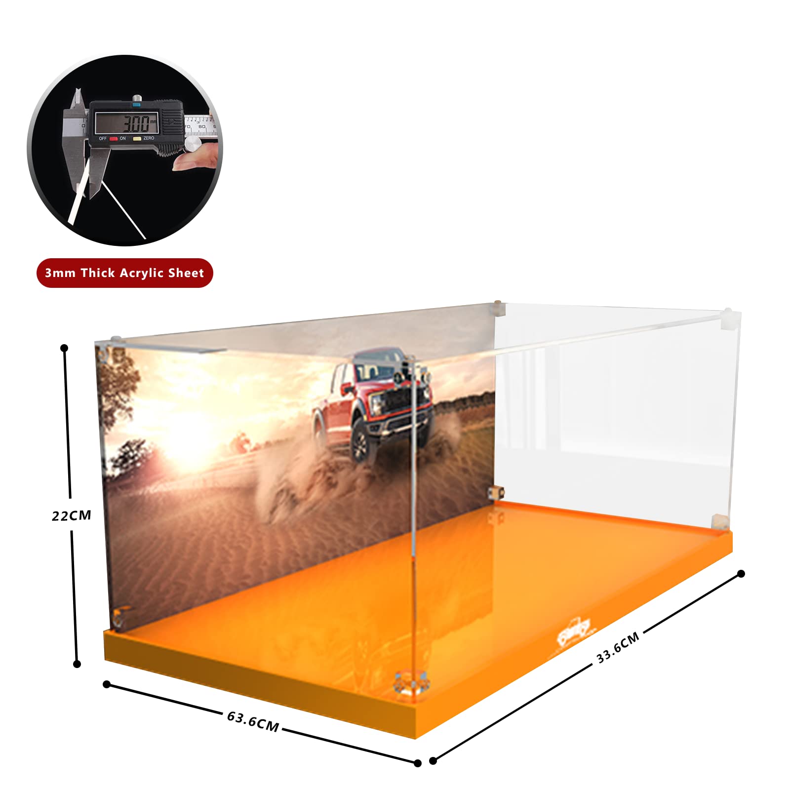 ガラスケース Display Case for LEGO Ford F-150 Raptor 42126 — Wicked Brick