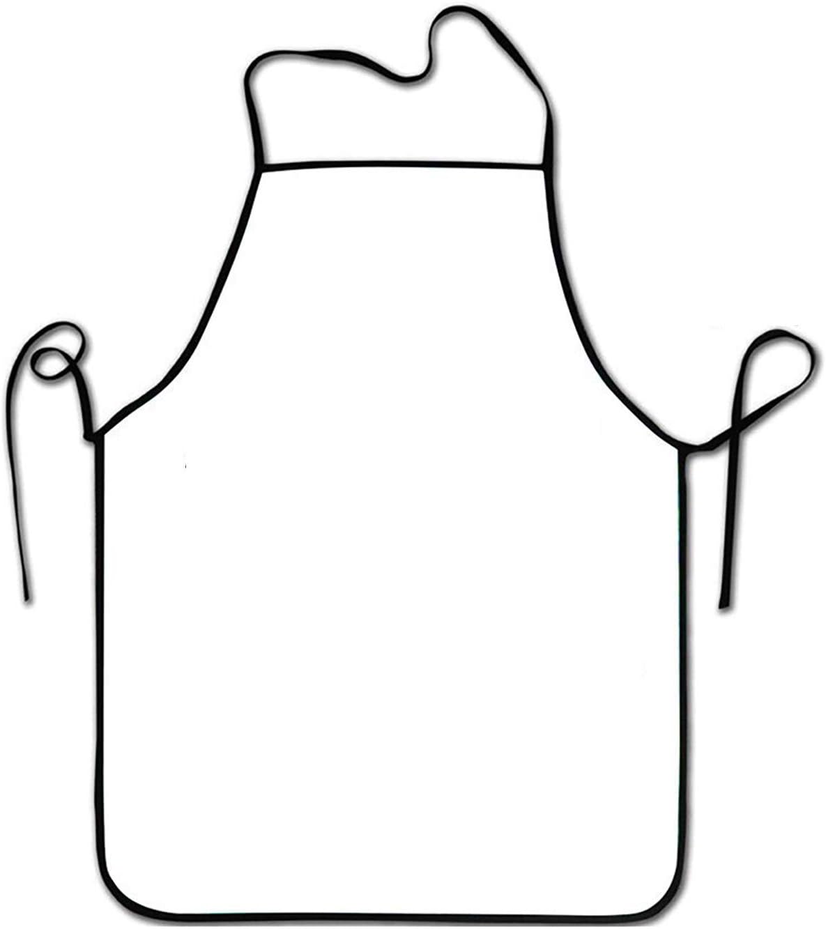 Aprons For Women Men Girls - Custom Cooking Waist Chef BBQ Adjustable Waterproof Apron (CUSTOM)