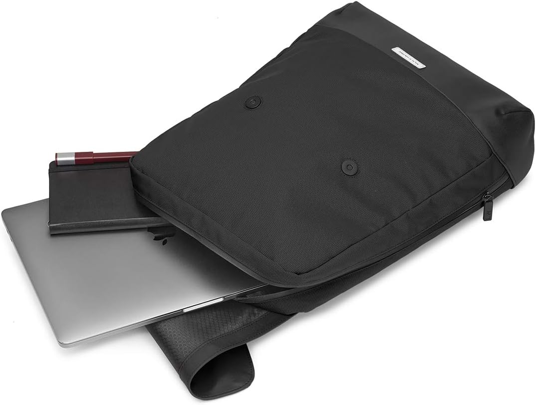 Moleskine Metro Slim Backpack, 15-Inch Laptop Storage, Black