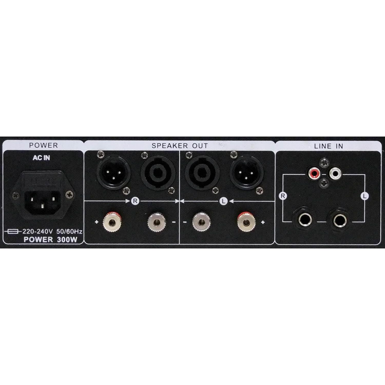 Pack Sono DJM300-BT ampli + HP 500W Table de mix avec USB Bluetooth