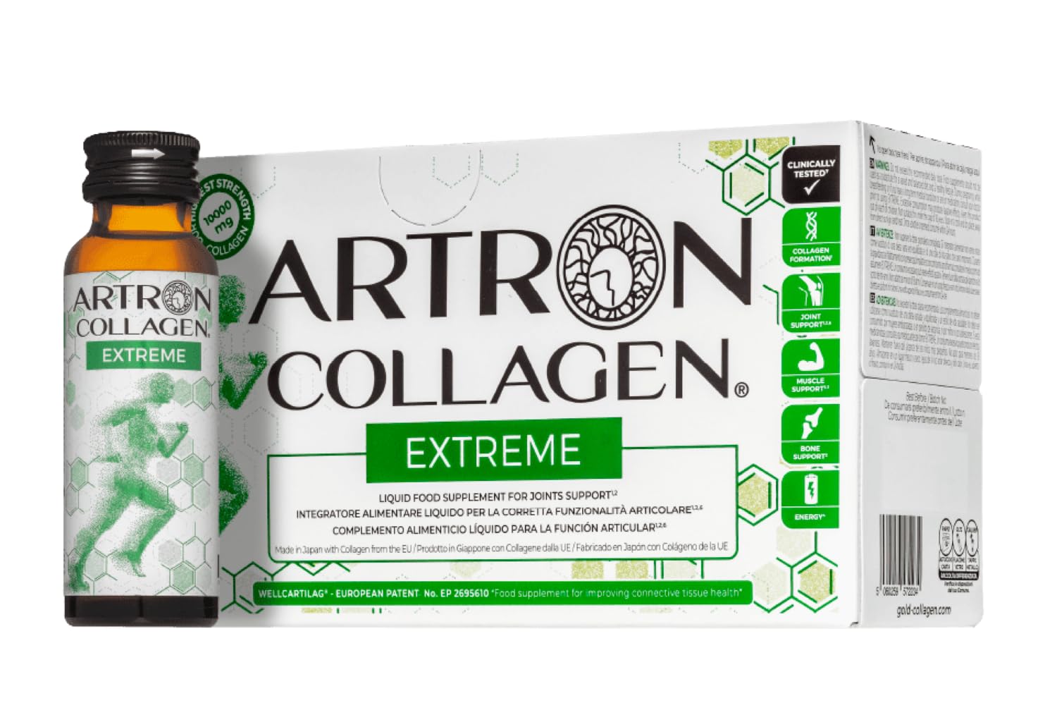ARTRON COLLAGEN Extreme - 10,000mg Liquid Collagen for Joints, 10 Bottles