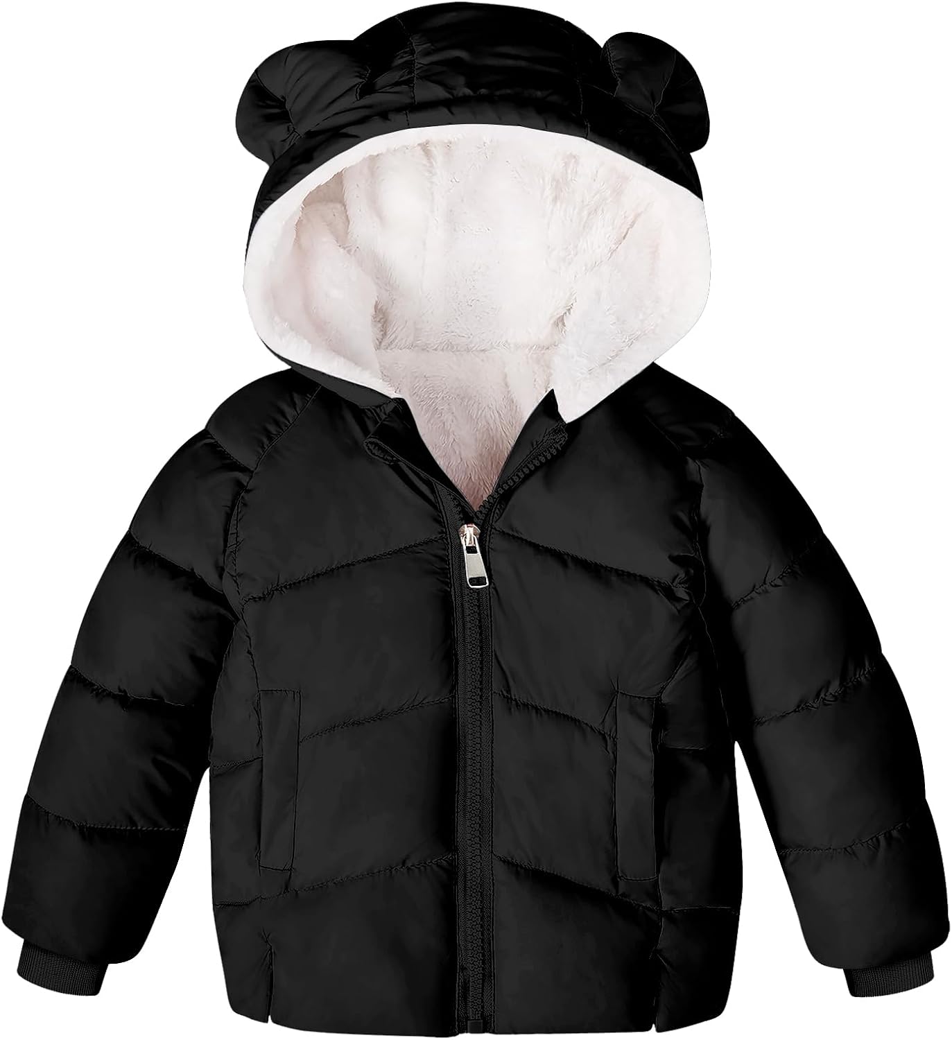 Baby Girls Boys Winter Coat Warm Fleece Jacket for Toddler Kids 6M-5T