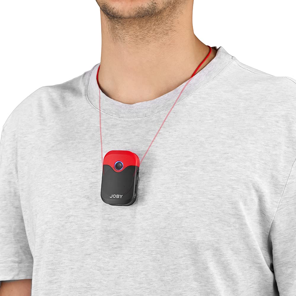 JOBY Wavo AIR 2.4Ghz Sistema Microfonico Wireless con Due Trasmettitori e Sistema di Montaggio JOBY, Vlogging, Filmmaking, Interviste, Microfoni Wireless, Smartphone, Fotocamera