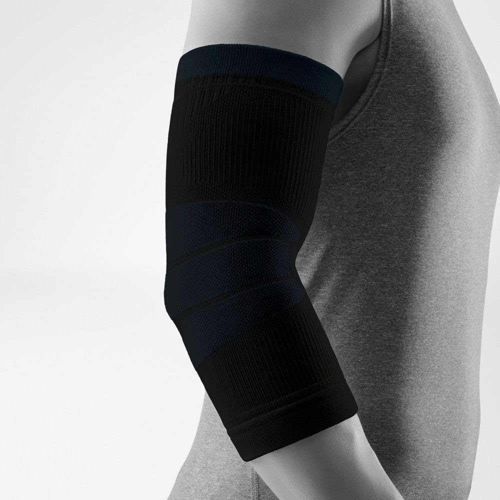 BAUERFEIND Codera de compresión al aire libre, 1 codera unisex con lana de merino, portátil a la derecha e izquierda para practicar deporte o senderismo