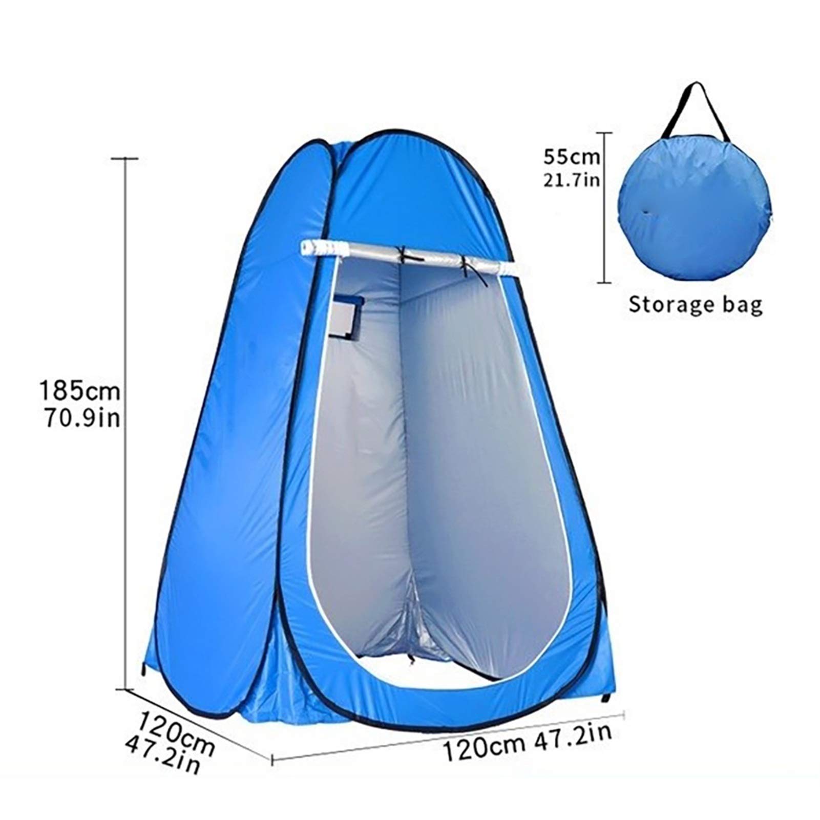 Toilettenzelt Pop Up Zelt for Campingzelt Dusche Sichtschutzzelt for Umkleiden Umkleidekabine Strand Angeln Wandern Tragbares Außentoilettenzelt