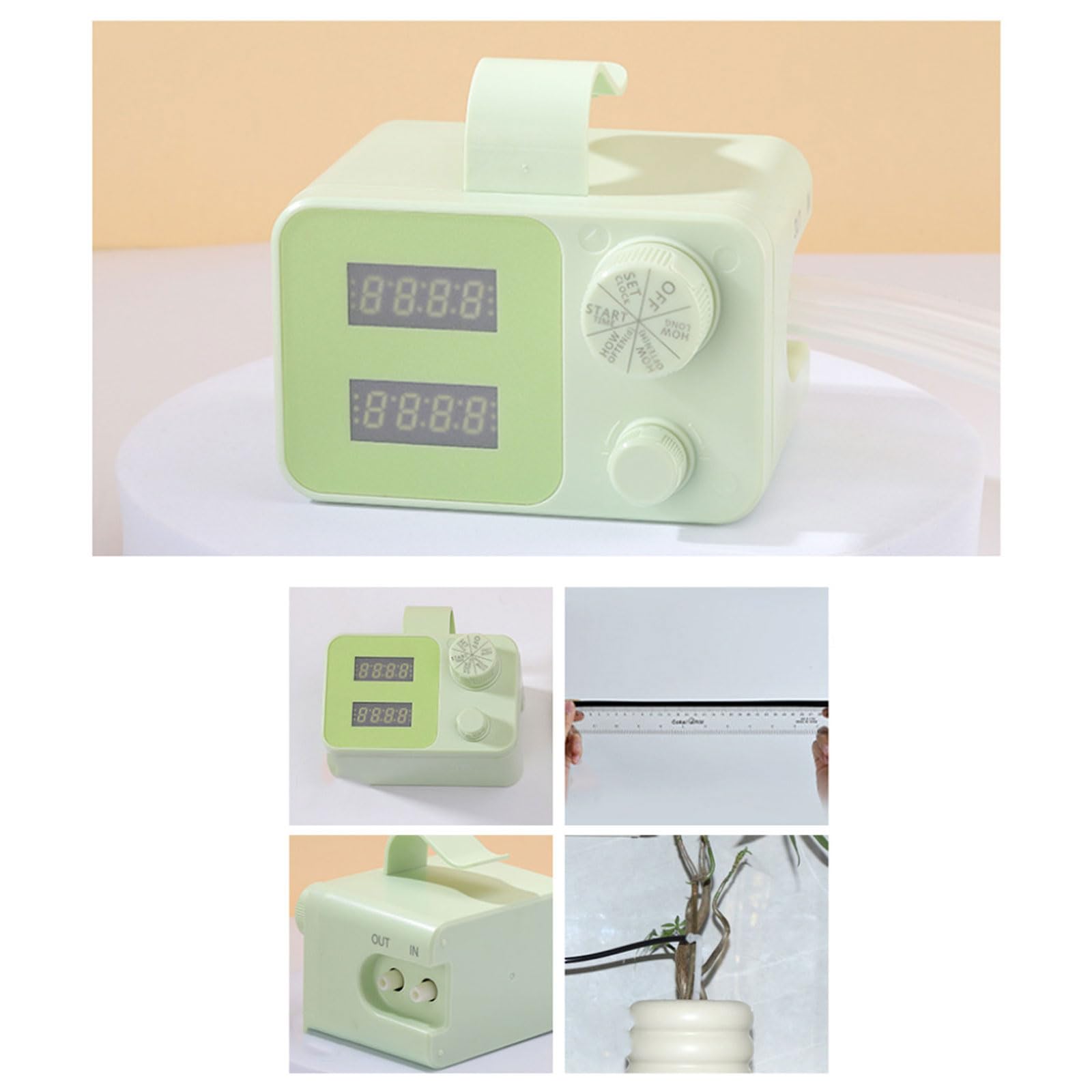 Dispositivo Intelligente irrigazione a Goccia per Giardinaggio Domestico 15 uscite Programma programmabile a 30 Giorni utilizzo Irrigazione Smartgarden