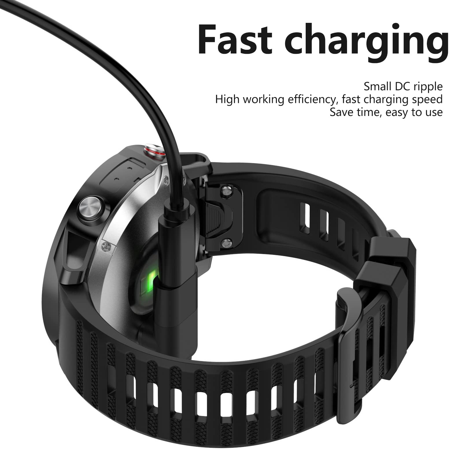 Gavigain Watch Charger Adapter Type C Adapter Charging Cable Converter 5V Type C Converter Adapter Sport Watch Charging Stand Charging Display Stand