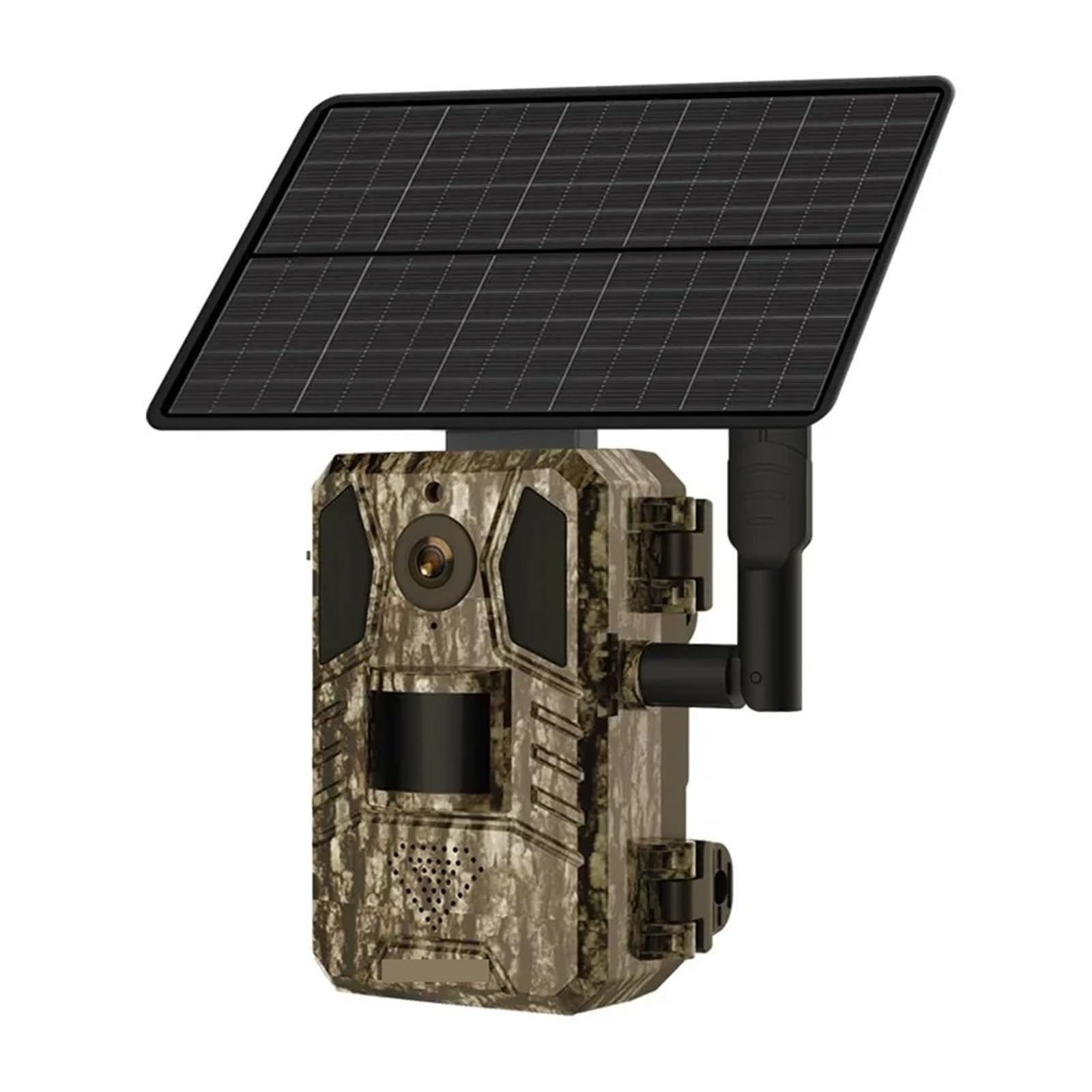 Cámara Vida Silvestre Cámara De Rastreo For Caza Solar, Tarjeta SIM 4G 14MP, IP66, Resistente Al Agua, 20M, Detección Movimiento PIR, Vida Salvaje, Visión Nocturna IR(4G Camera Add 32G)