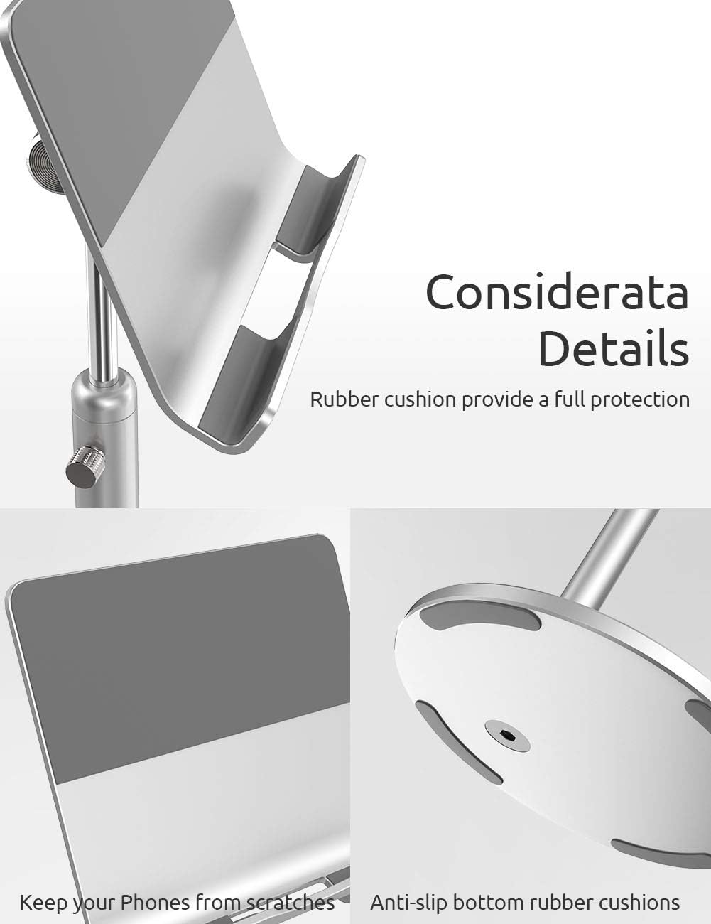 Black Friday - 40% OFF KAERSI B2 Tablet Desk Stand Height 19inch Compatible with Such as iPad Pro 9.7, 10.5, 12.9 Air Mini 4 3 2, Kindle, Nexus, Tab, E-Reader - Silver Exclusive Discount 90% Price KAERSI B2 Tablet Desk Stand Height 19inch Compatible with Such as iPad Pro 9.7, 10.5, 12.9 Air Mini 4 3 2, Kindle, Nexus, Tab, E-Reader - Silver