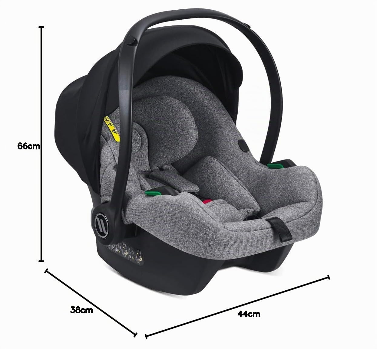 Seggiolino Auto ISOFIX Gruppo 0+ 0–13 kg 40–87 cm Avionaut Cosmo Smart – ovetto neonato ergonomico e sicuro, seggiolino auto per bambini e neonati, compatibile ISOFIX, comfort e protezione