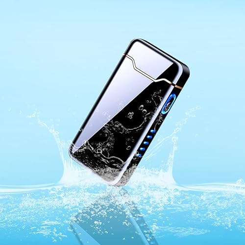 Miniatura 4 de COZYLIFE Encendedor de arco eléctrico con sensor táctil, encendedor de arco electrónico de llama de alta potencia, recargable por USB, resistente al