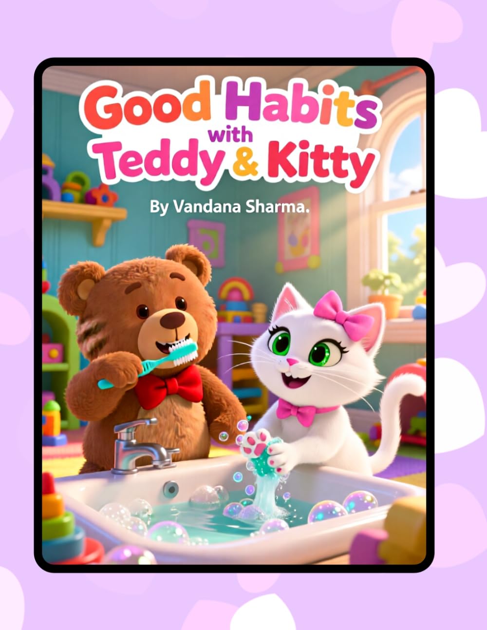 Good Habits with Teddy & Kitty: A Fun Story Adventure Teaching Kindness, Safety, and Daily Routines (Teddy & Kitty Explore the World)