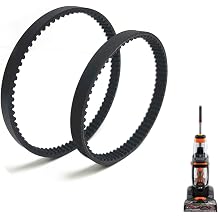 Redstorm Vacuum Belts Replacement Bissell ProHeat 2X Revolution Vacuum Compatible with Models 1548 1550 1551 Parts 1606419 & 1606418