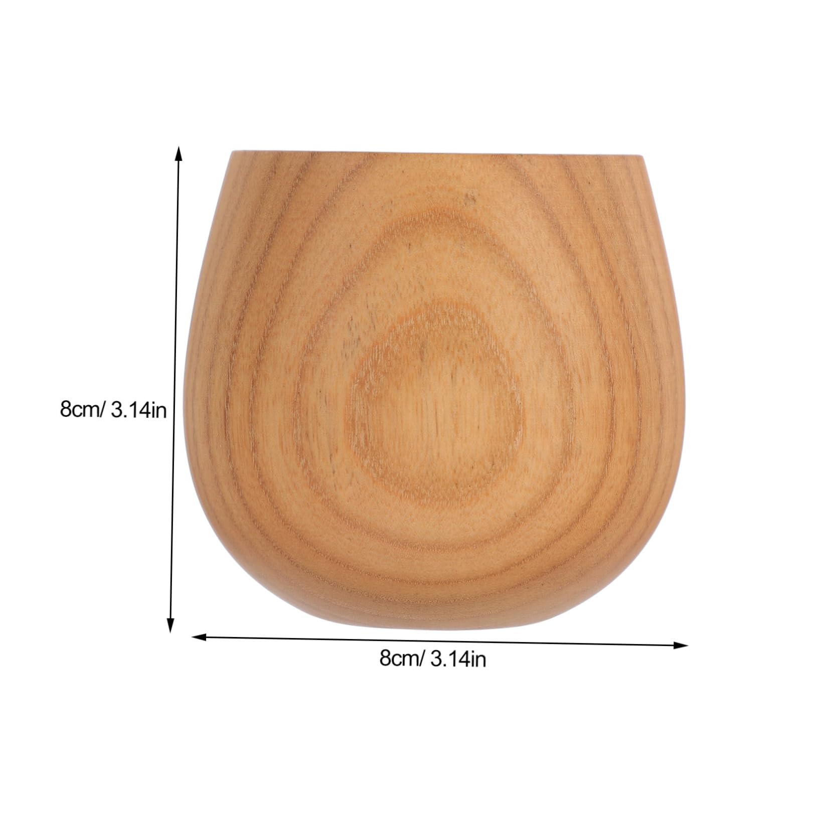 Alipis Natural Wood Cup Infuser Large Travel Mug Insulated for Hot Cold Beverages for Coffee Tea