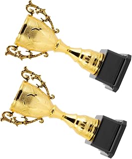Unomor Toys 2Pcs Trophy Toys Decor Gifts Party Celebration Appreciation Gift Morning Glory Student Sports Competition Trophy