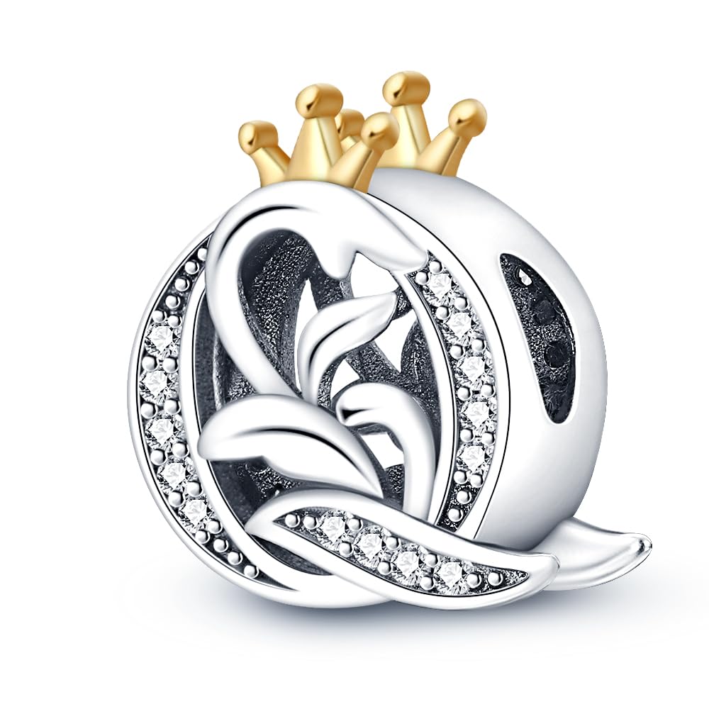 QIKAOLA 925 Sterling Silber Buchstabe Charms A-Z Alphabet Perlen für Pandora Armband und Halskette Silber Charme Perlen Anhänger Kompatibel mit europäischen Armbänder Halskette für Frauen