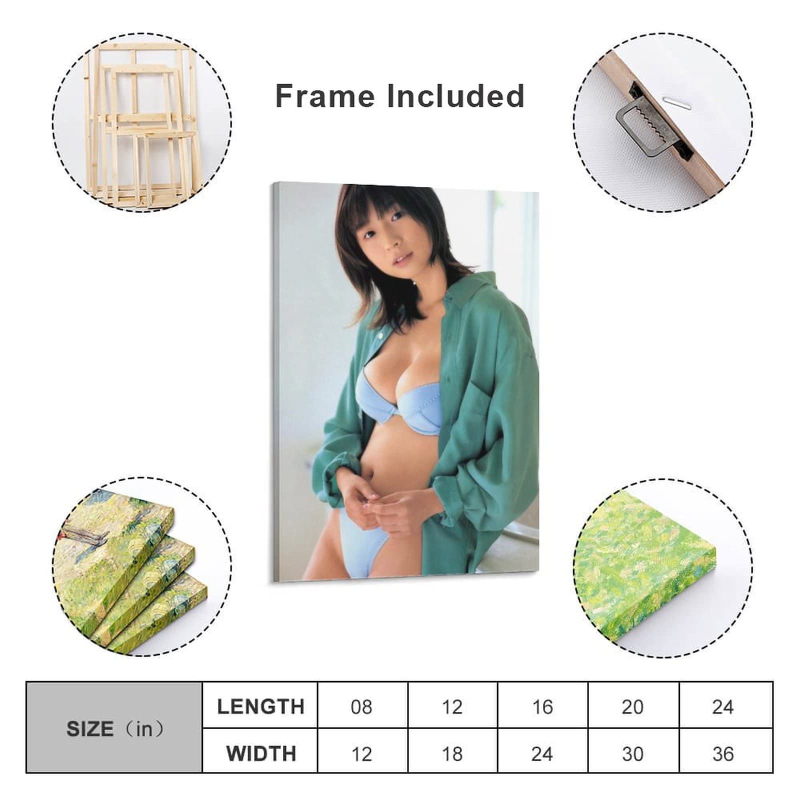 Amazon.co.jp: 酒井若菜水着セクシー写真絵画ポスター 印刷 ポスター