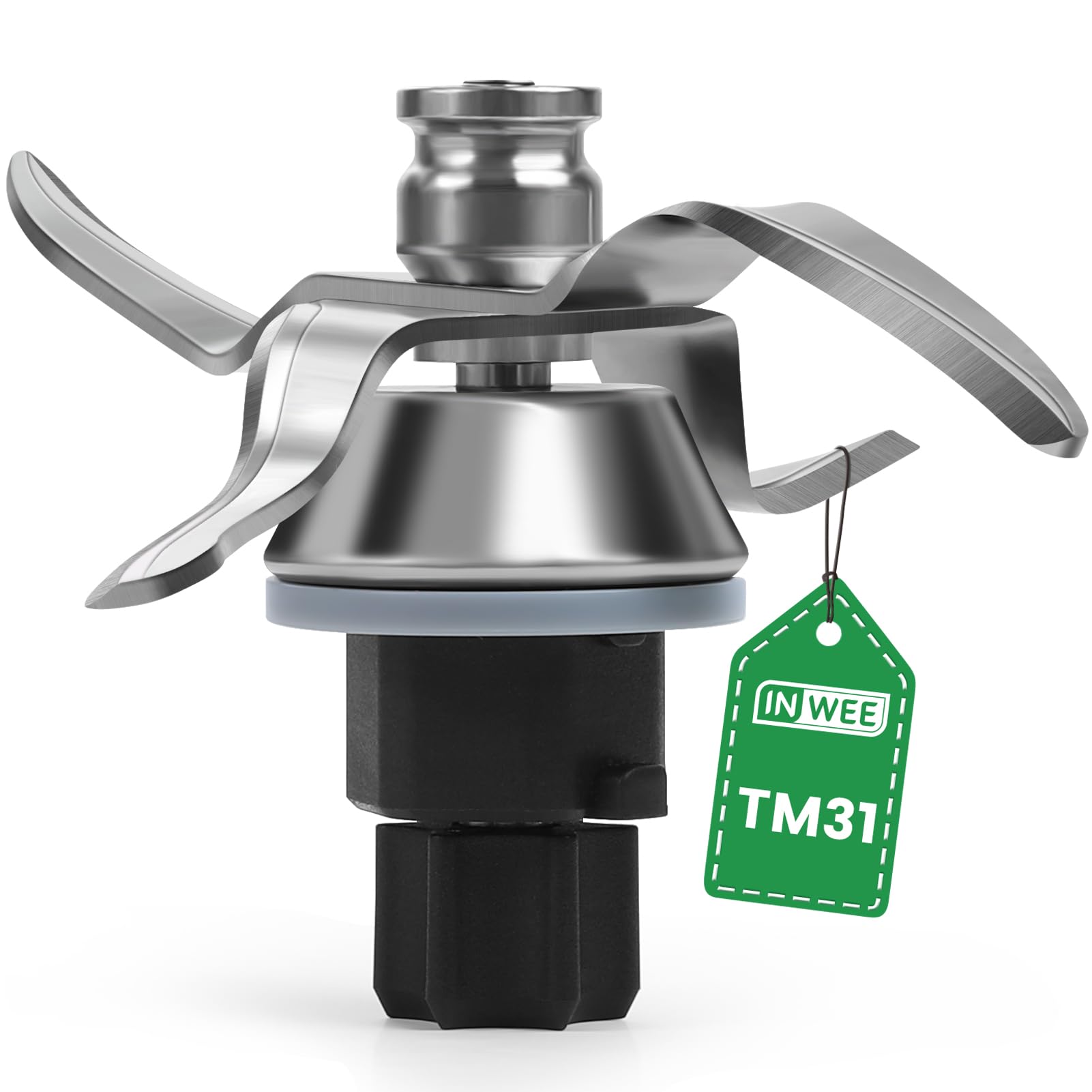 Mengmes, Vervangmes Inclusief Afdichtring Voor Vorwerk Thermomix TM31 Roestvrij Staal Vaatwasmachinebestendig Niet Origineel