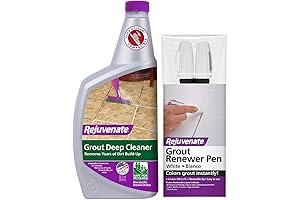 Rejuvenate Grout Deep Cleaner with White Grout Restorer Pens