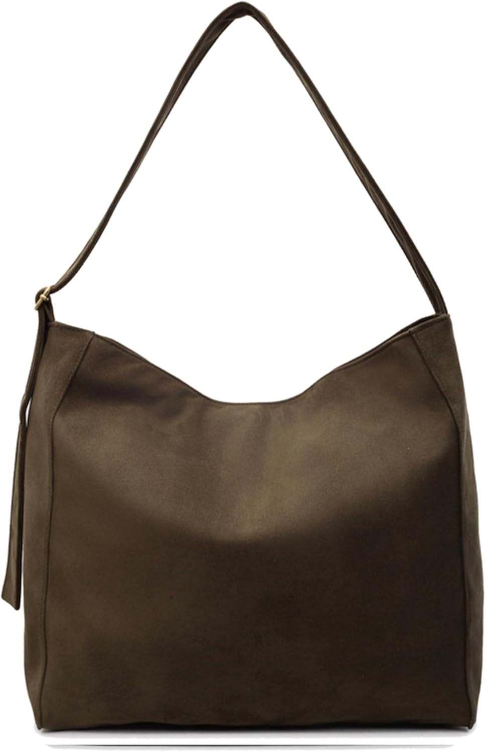 Micmores Tote Bag for Women, Faux Suede Handbags Slouchy Hobo Shoulder Purse Large Crossbody Bag Uni Bags for Work Travel