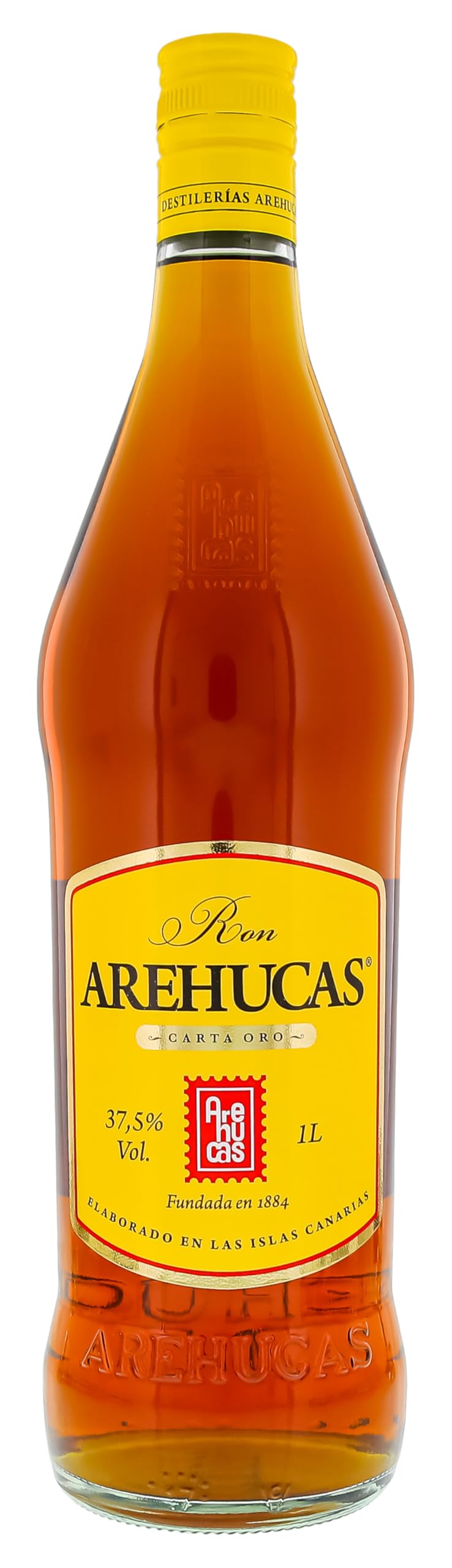 Ron Arehucas, Carta Oro, Canarische Inseln, 1,0l Rum (1 x 1 l) 1er Pack
