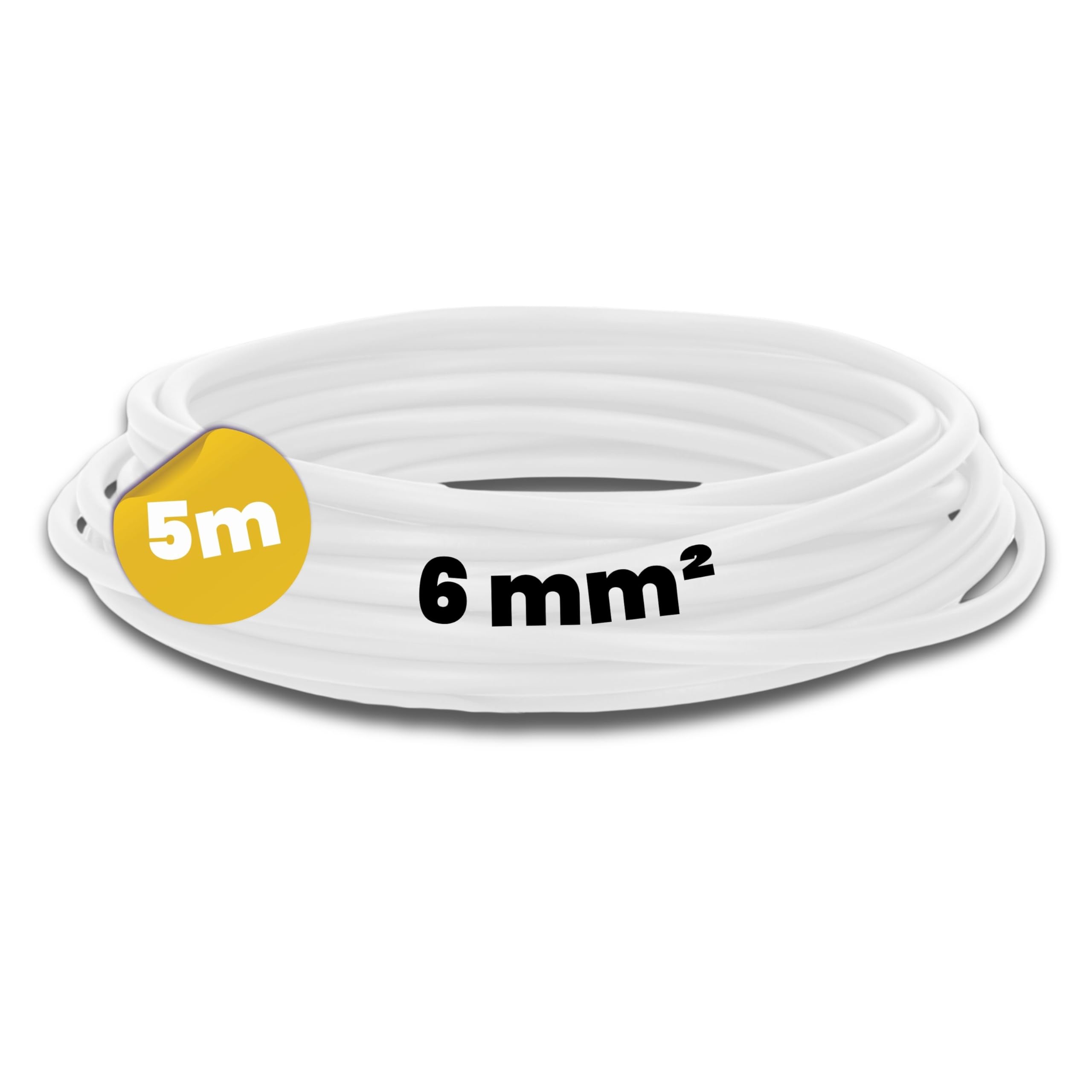 Kalitec Installationsleitung H07V-K 6 Mm² Blau, 5 Meter – Feindrähtiges Elektrokabel Für Schaltschrank & Hausinstallation