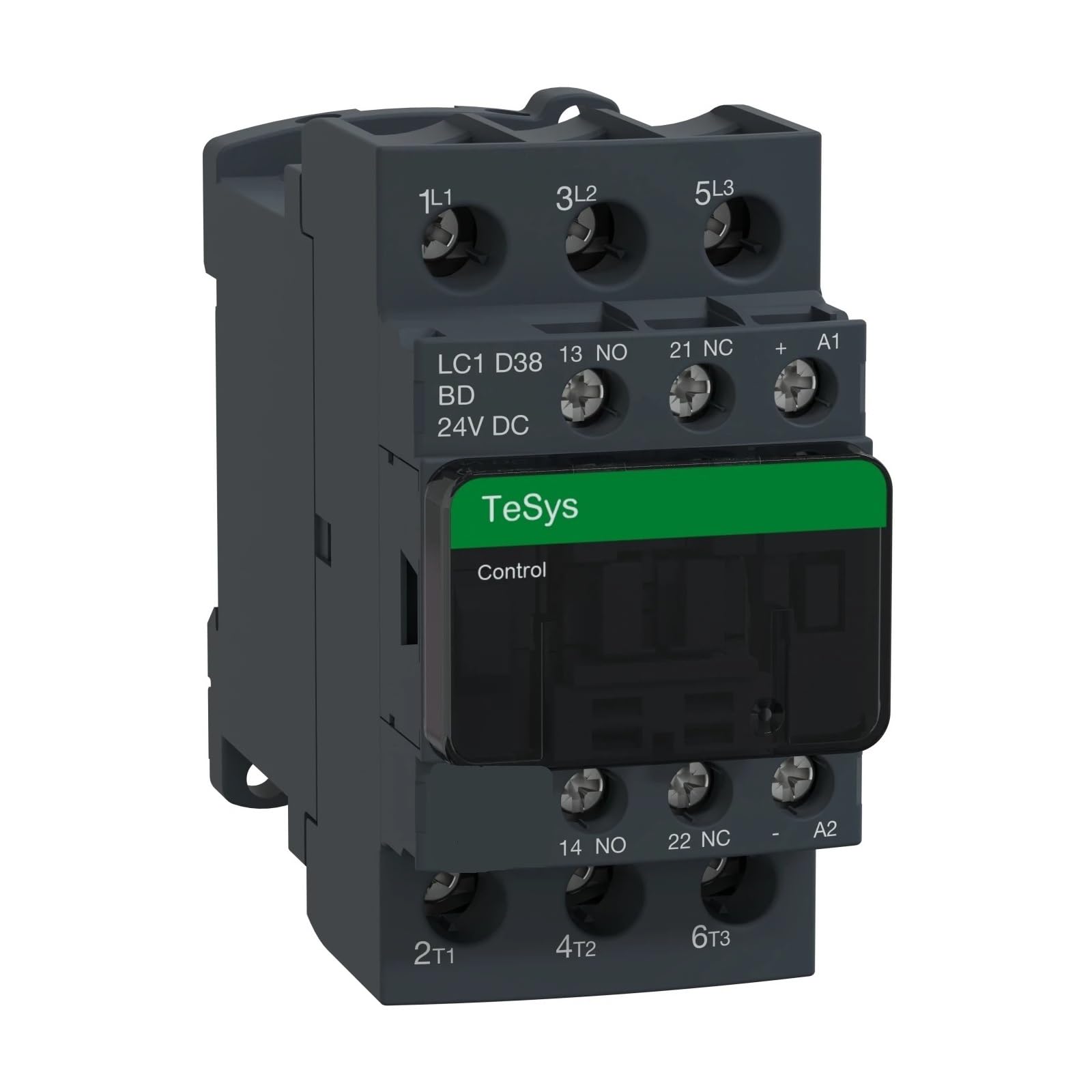 TPKMVGAP LC1D38 LC1D38BD LC1D38BDC contactor - 3P(3 NO) - AC-3 - = 440 V 38 A - 24 V DC coil