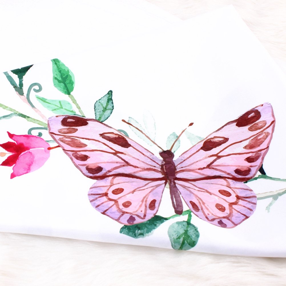 Healifty Coperta Foto per Neonato con Motivi Farfalla Fondo Fotografico Bambino Neonati