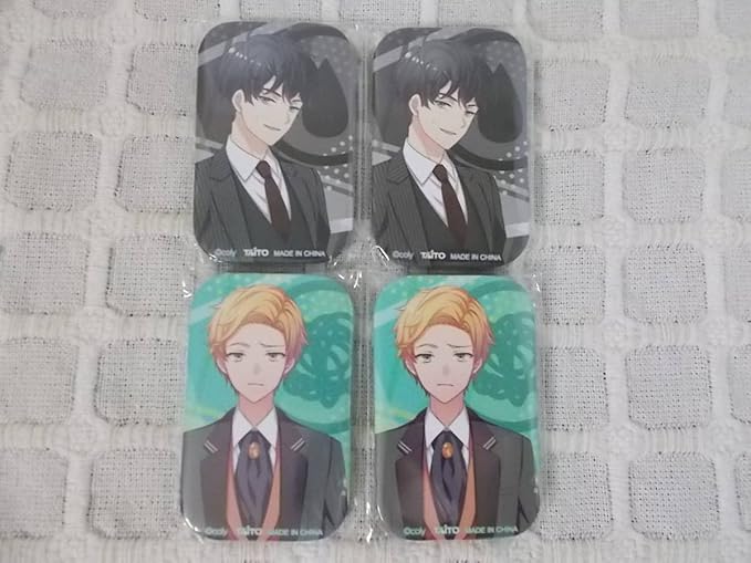 Amazon Co Jp オンエア セガ限定 スクエア缶バッジ 4点セット 荒木冴 天神陽人 まとめ プライズ ホビー 通販