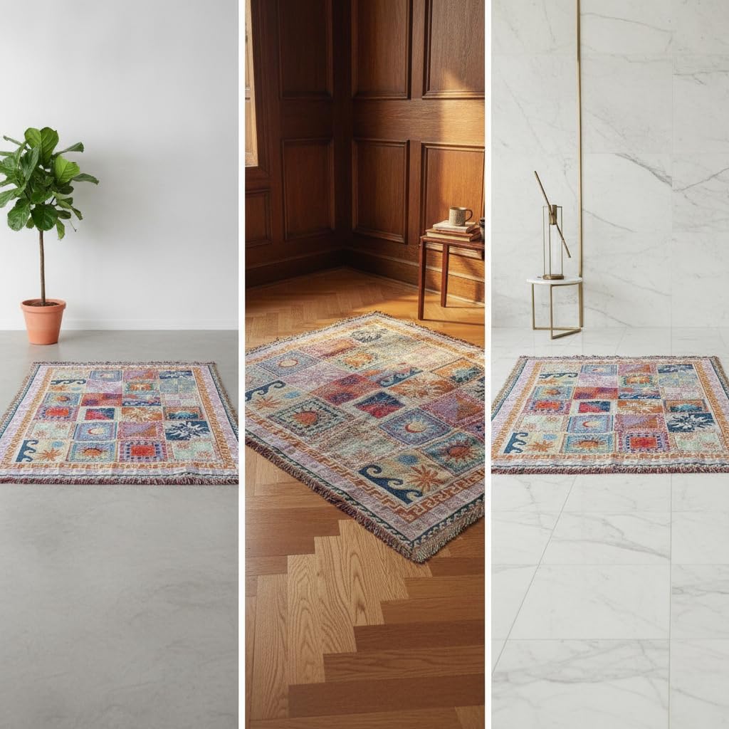 Coperta Multifunzionale in Pile Morbido E Leggero per Divano Letto Campeggio Regalo Casa Decorazione Interni