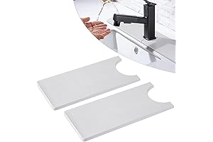 OwnMy Pack of 2 Grey Diatomite Kitchen Faucet Absorbent Mats