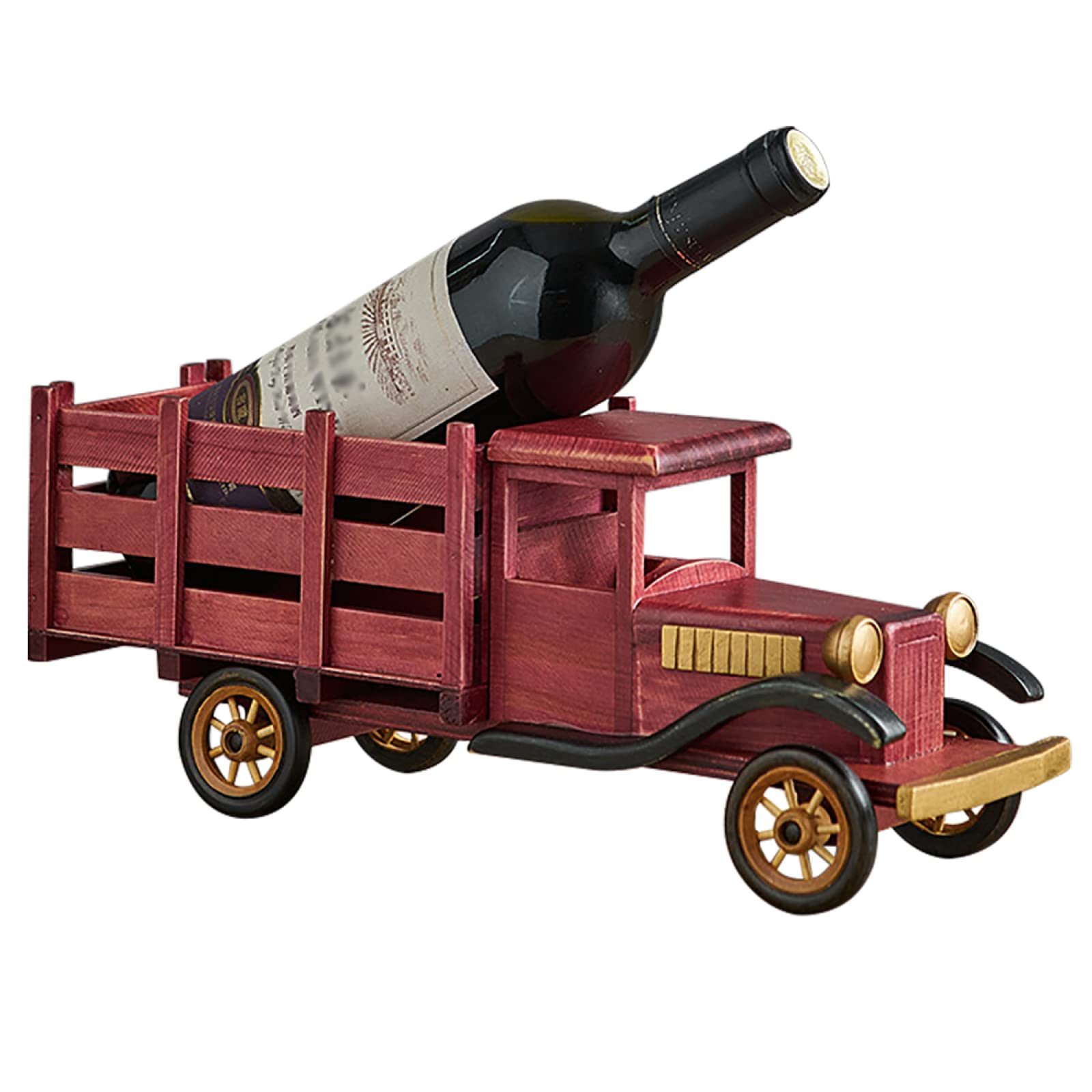 LNSYSNS Portabottiglie Birra In Legno A Forma Di Carro Armato: Kit Fai Da Te, Regalo Originale Per Uomo Per 30°, 40°, 50° Compleanno - 3