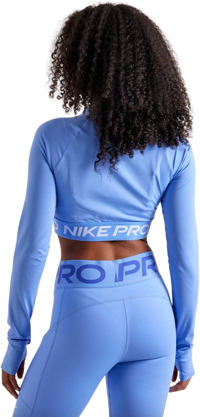 Nike Women's Pro Dri-FIT Cropped Long-Sleeve Top