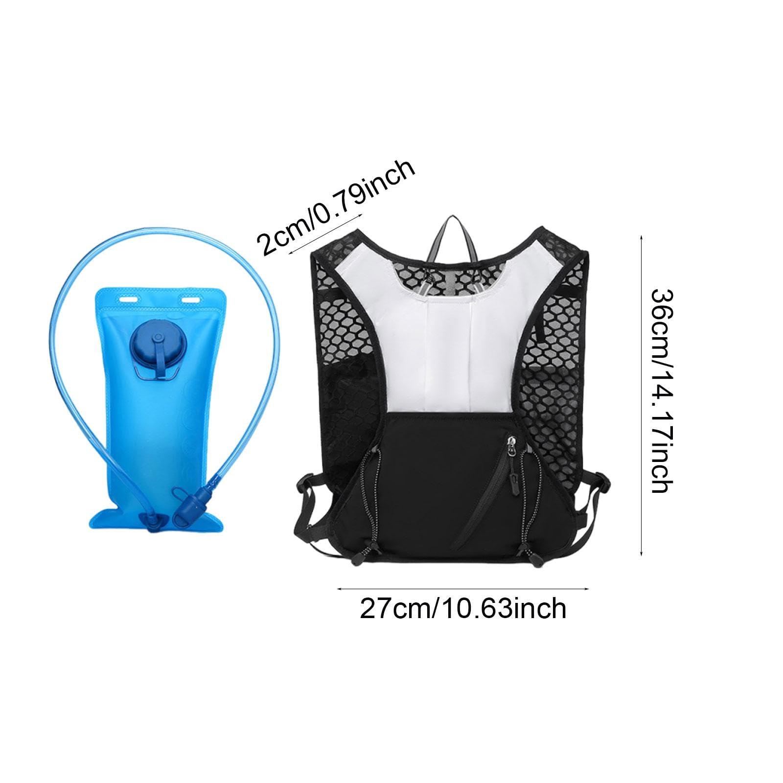 F Fityle Sac à Dos d'hydratation, Sac de Poitrine avec Boucle réglable, Confortable, en Polyester, idéal pour Le Cyclisme, l'alpinisme, Le Trail, Le