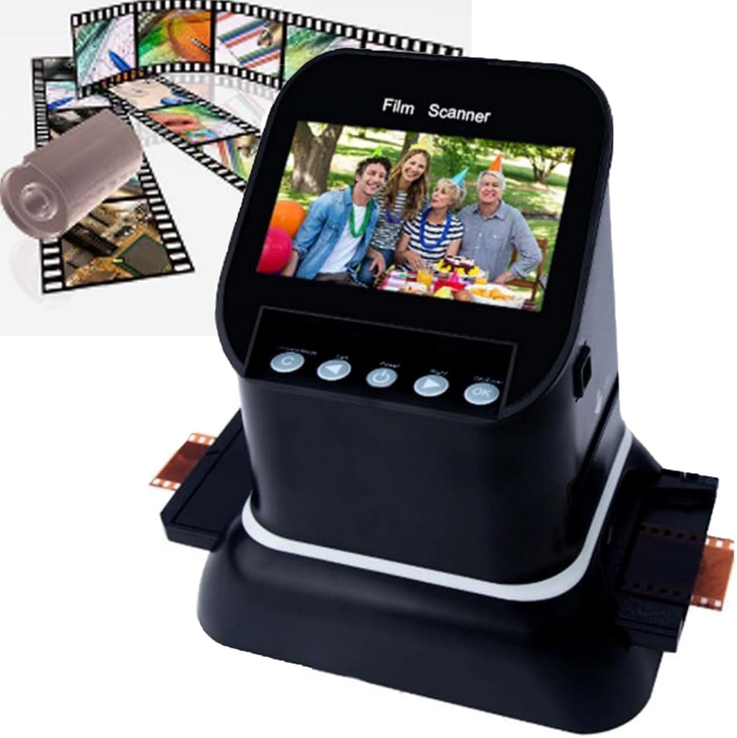 120 126 127 135 Film Scanner, 22 Mp and Slide Negative Scannerslide Viewer with 4.3 Inch LCD Screen for Negatives and Slides to JPEG-image-13