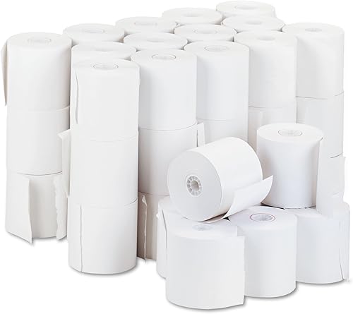 Miniatura 2 de PM Company Perfection POSRollos de caja registradora, 3 pulgadas x 150 pies, blanco, 50 por caja (07702)
