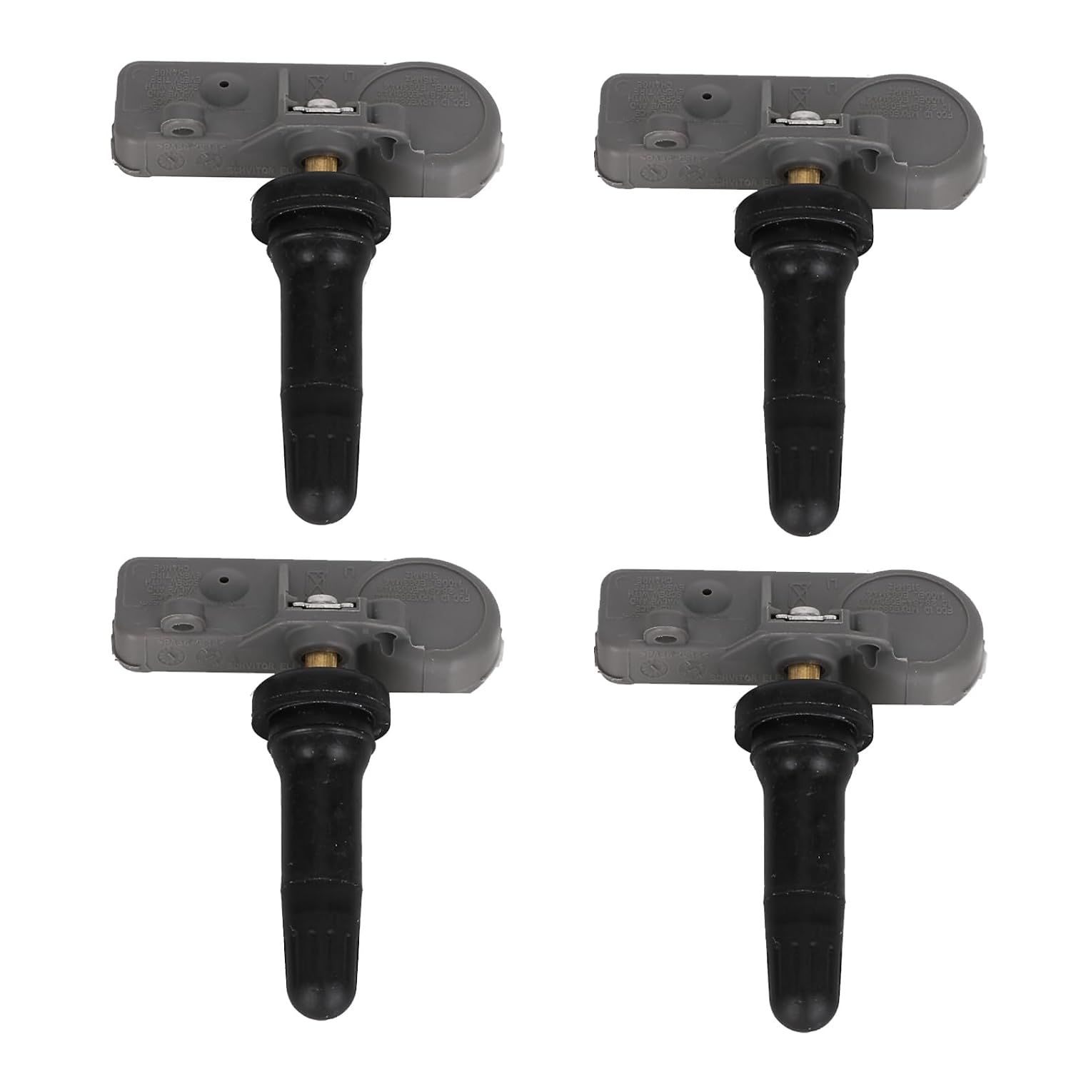 Yikesai TPMS Sensor 315MHZ Tire Pressure Sensor Replacement for Chevy GMC Buick Cadillac Pontiac Replaces 13598771 13581558 15922396, Sets of 4 Tire Pressure Monitoring System