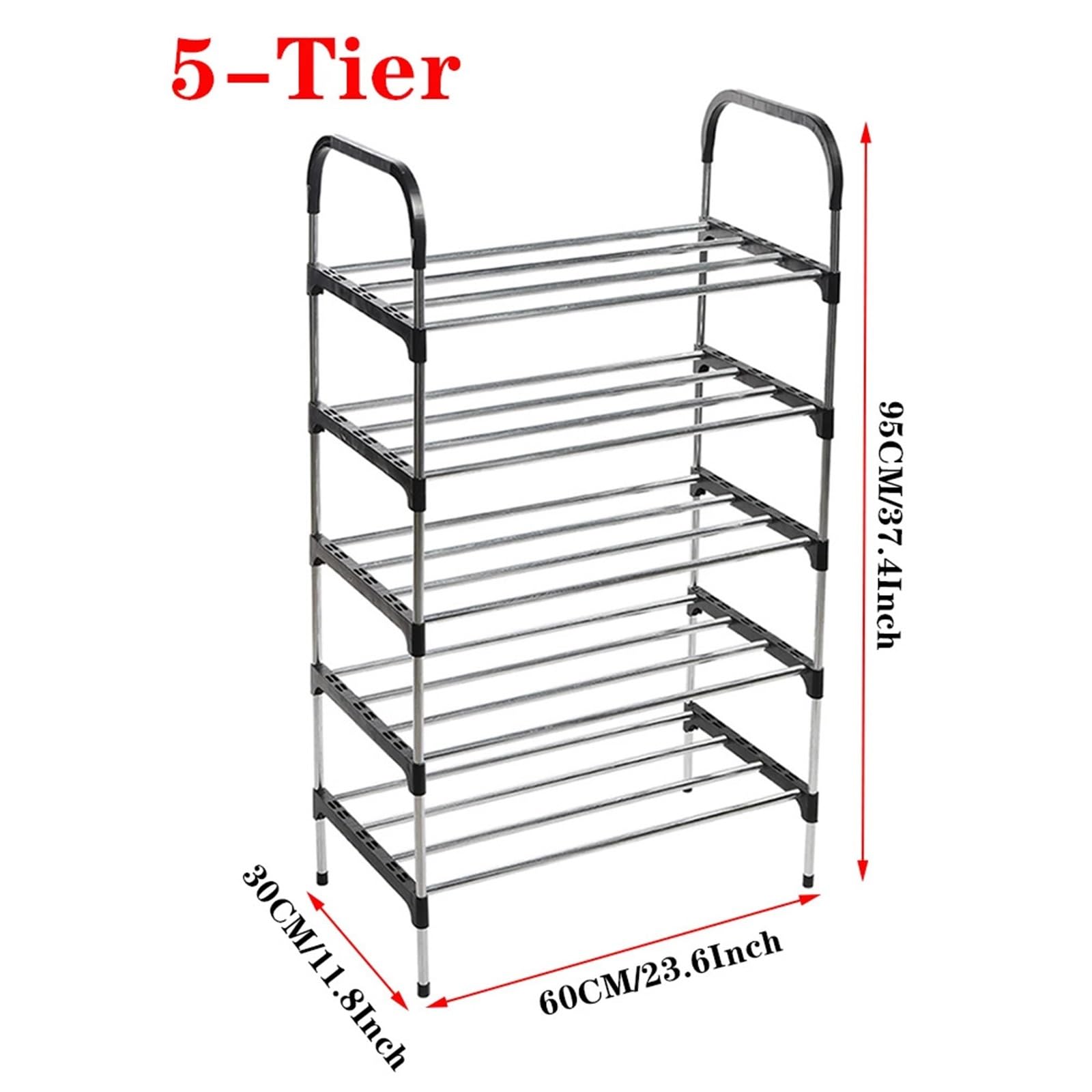 Multi-Layer Stackable Shoe Rack Entrance Door Storage