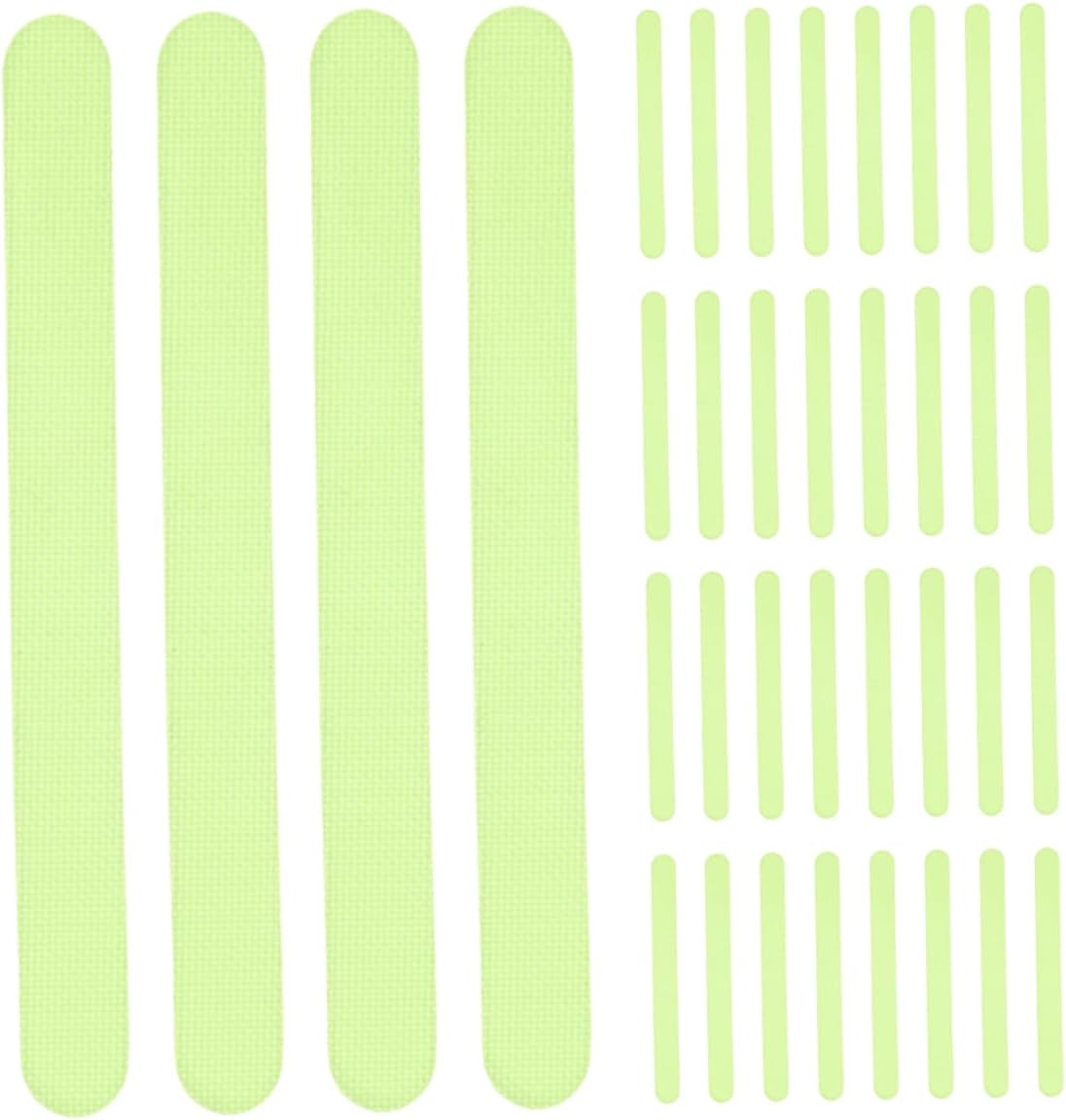 3 Sets Luminous Non Slip Shower Strips Glow Dark Adhesive Safety Stickers for Bathroom Bathtub Stairs Reliable Skid Treads for All Ages and Aesthetic