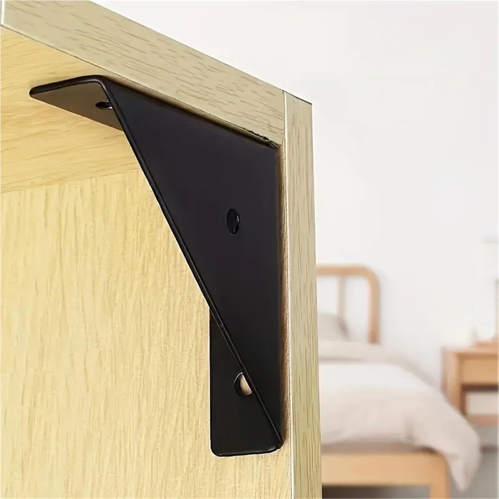 Staffe A L In Ferro for Impieghi Gravosi Da 10 Pezzi Supporto Angolare A 90 ° Bretelle Angolari Spesse for Rinforzo Mobili Design Senza Viti
