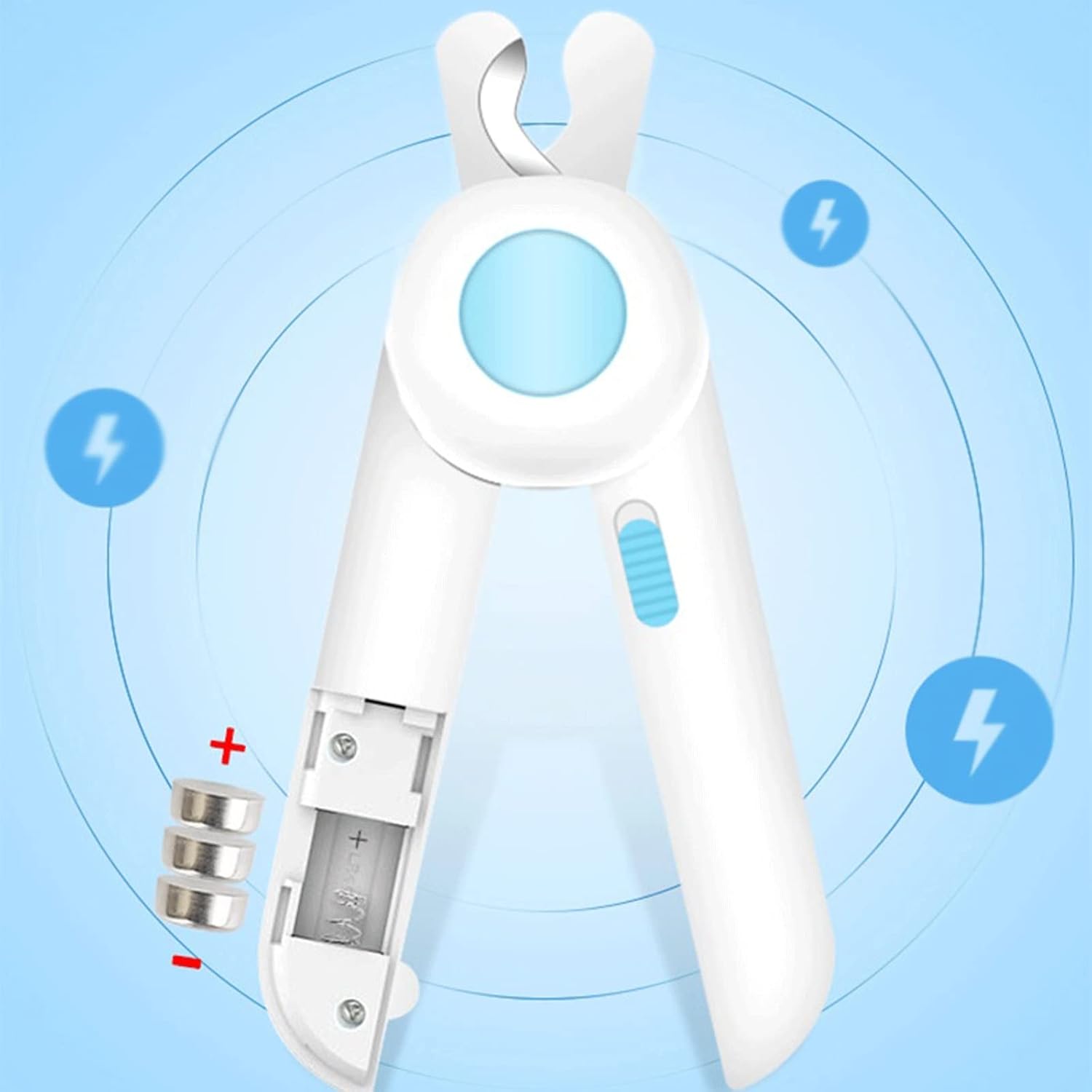 Dog Grooming Scissors Professional Pet Nail Clipper LED Light Pet Dog Cat Nail Claw Scissors Grooming Illuminated Care Nail Trimmer Pet Supplies