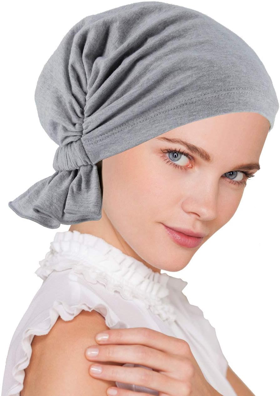 The Abbey Cap in Cotton Knit Chemo Caps Cancer Hats for Women