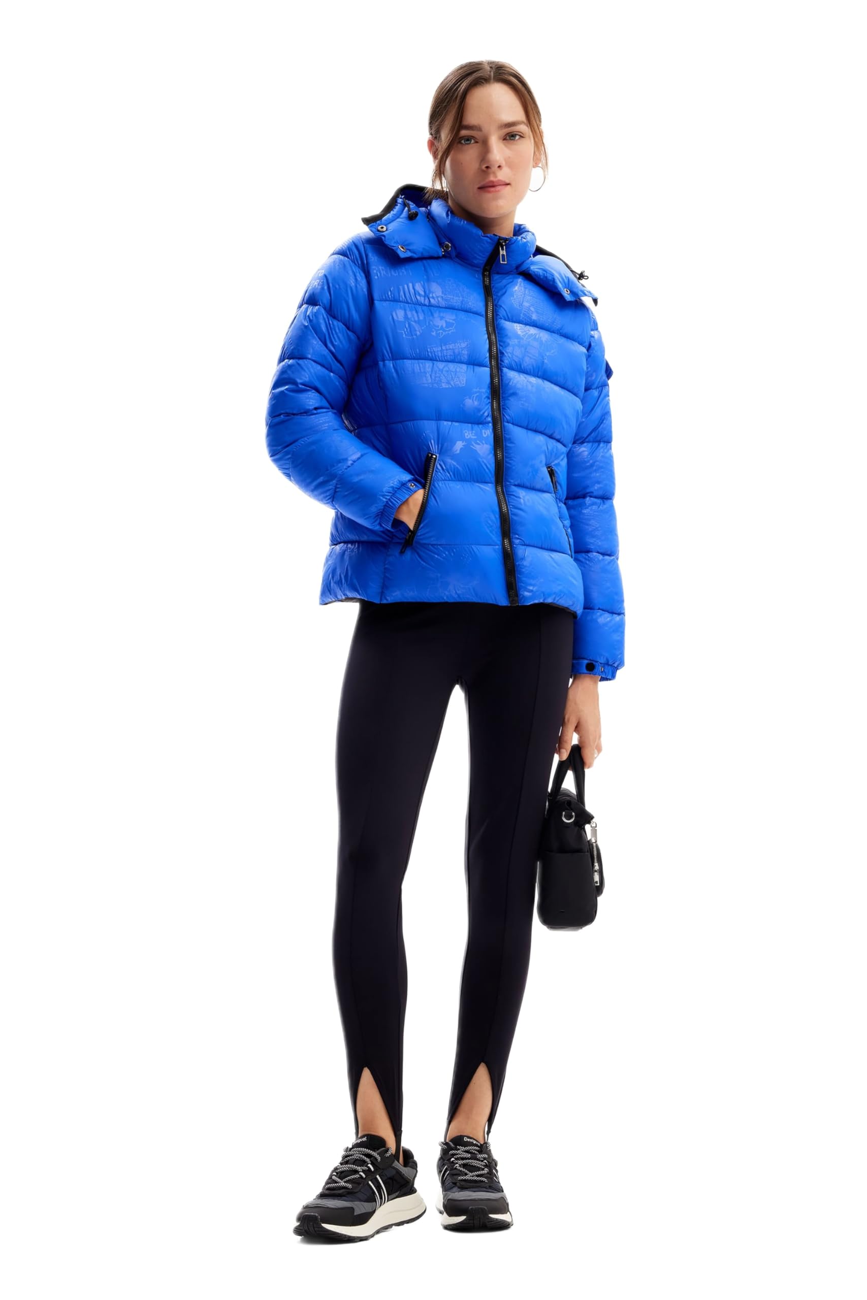 Padded coat - BLUE - M