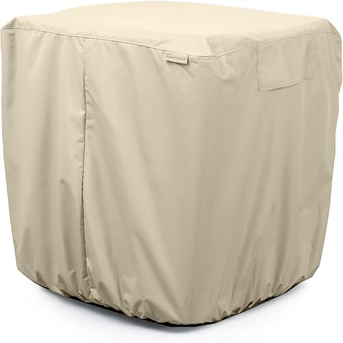 Covermates Air Conditioner Cover - Weather Resistant Outdoor Cover, Air Conditioner Winter Cover for Outdoor Units, Elite 300D Polyester, 38W x 38D x 40H, Khaki