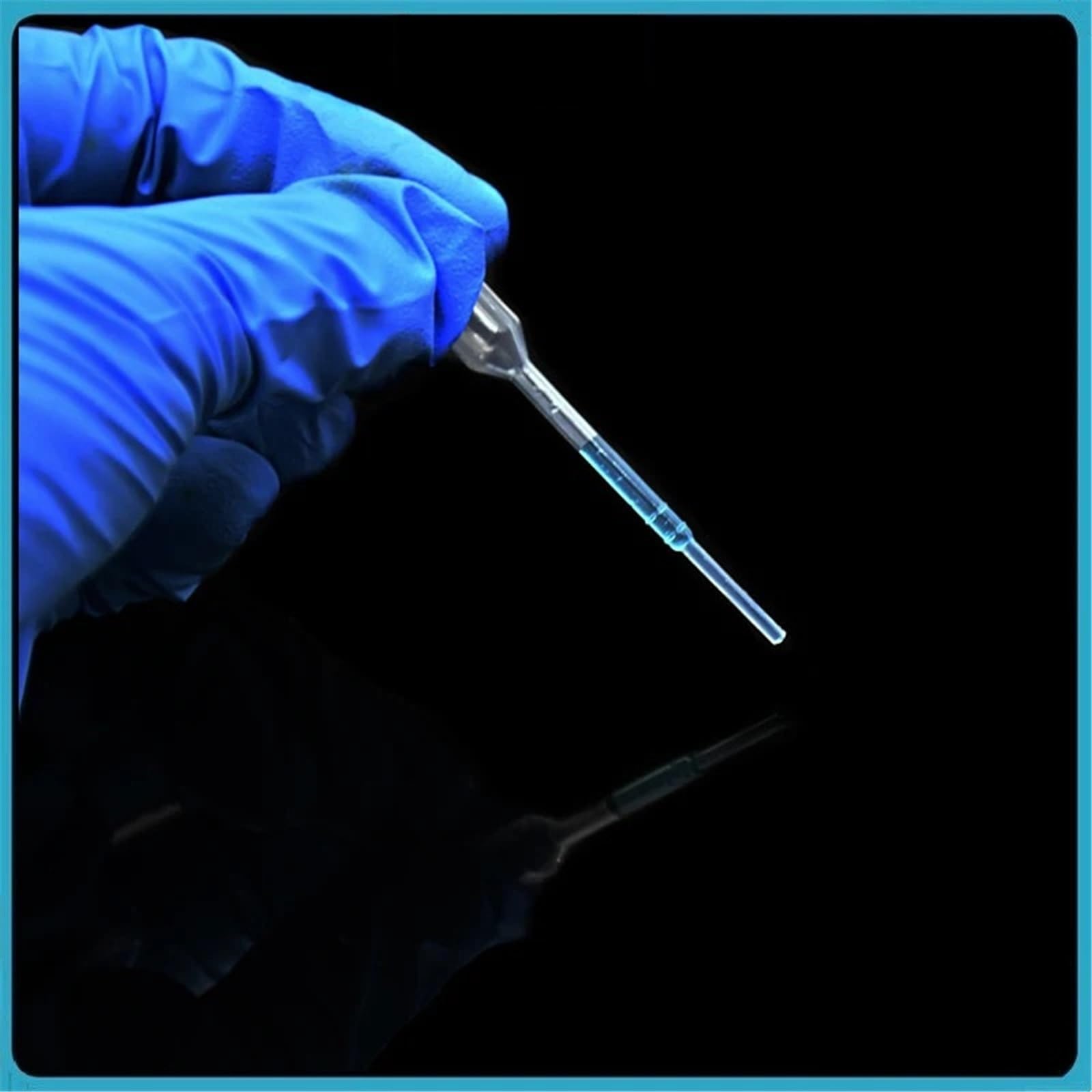 Pipetta Pasteur con scala da 0,2 ml, cannuccia di plastica graduata, contagocce monouso, lunghezza cannuccia aerografo 65 mm, 500 pezzi