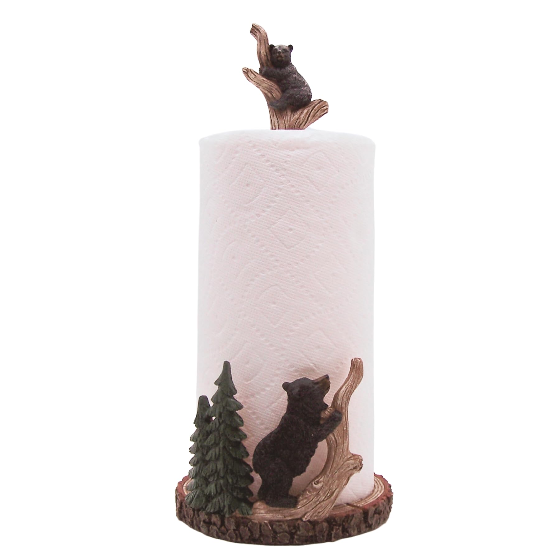 Soporte para toallas de papel vertical que evita desórdenes en la encimera