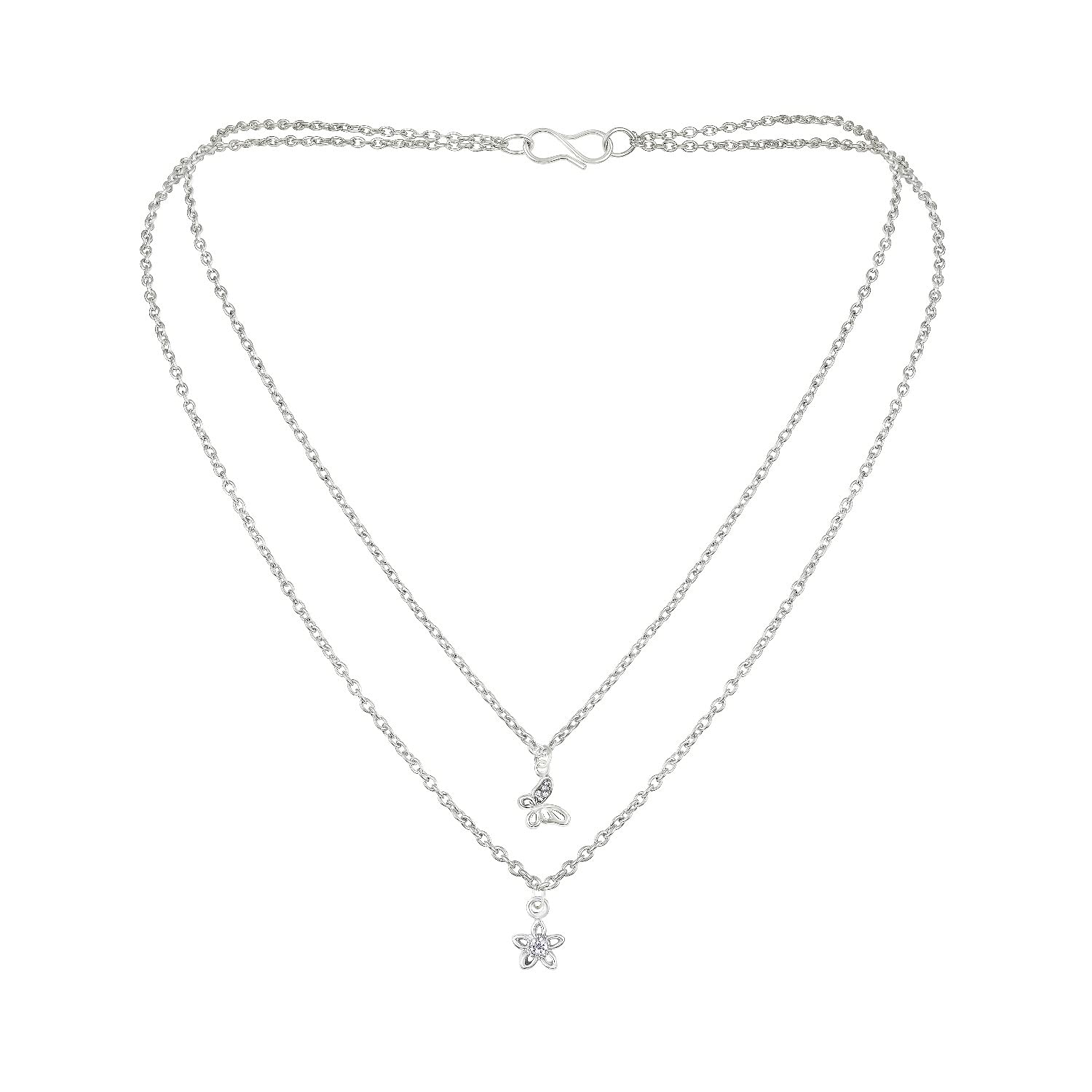 See full amazon price history chart for Mahi Multilayer Floral and Butterfly Charms Multi Strand Chain Pendants Layered Necklace for Women (PS1101766R) Mahi Multilayer Floral and Butterfly Charms Multi Strand Chain Pendants Layered Necklace for Women (PS1101766R) (B09MDBRTJC) Amazon Price History, Amazon Price Tracker